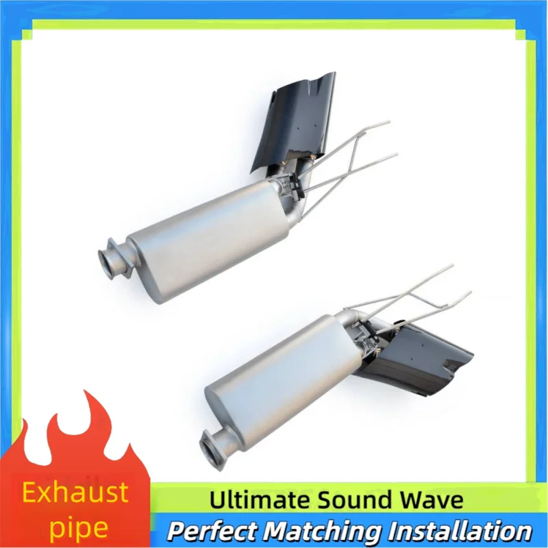 

Изготовленная на заказ выхлопная система Cat-Back из нержавеющей стали с клапаном для Mercedes-Benz G500 (обновление до G900) W463 2008-2018 с светящимся насадкой на глушитель