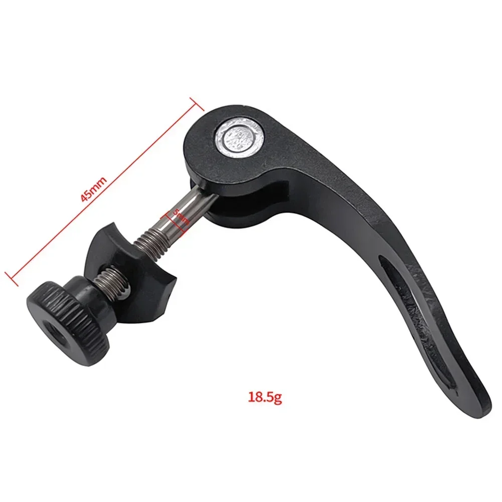 M5x45 Bike Bicycle Tube Seat Clamp Bolt Quick Release Bolt Bike Seatpost Clamp Aluminum Alloy Bike Seat Quick Release Screw