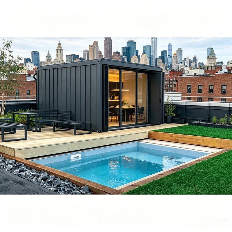 Complete Prebuilt Shipping Container Pool No Digging Simple Installation Home Pool