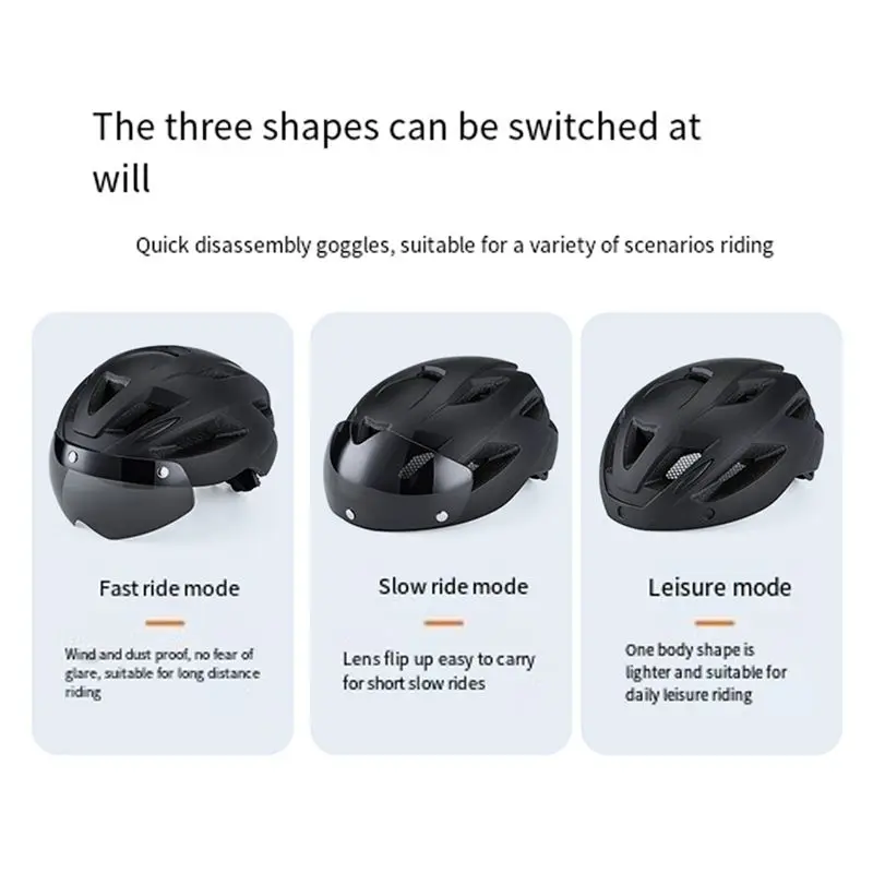 NEW HOT In Stock-Adult Bike Helmet, Light Microshell, Men Women, Fit Adjustment Suggested With Windscreen Fit57-62Cm For Cycling