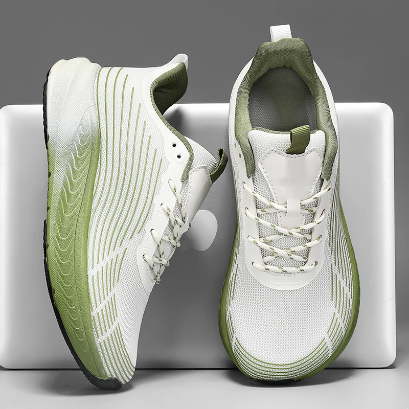 

Мужские кроссовки больших размеров с большой головкой, сетчатая обувь с широкими ладонями, уличная вязаная дышащая обувь для бега, фитнеса, обувь для вождения