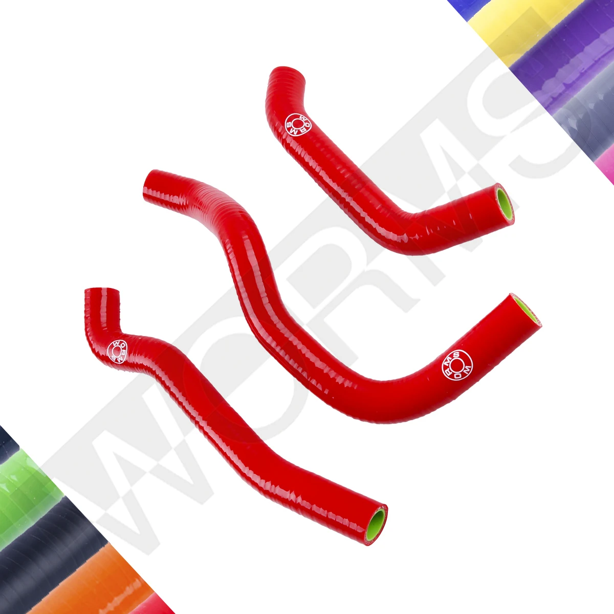 For 1987-2007 Kawasaki KLR650 KLR 650 Silicone Radiator Coolant Hose Kit 1989 1990 1991 1992 1993 1994 1995 1996 1997 1998 1999