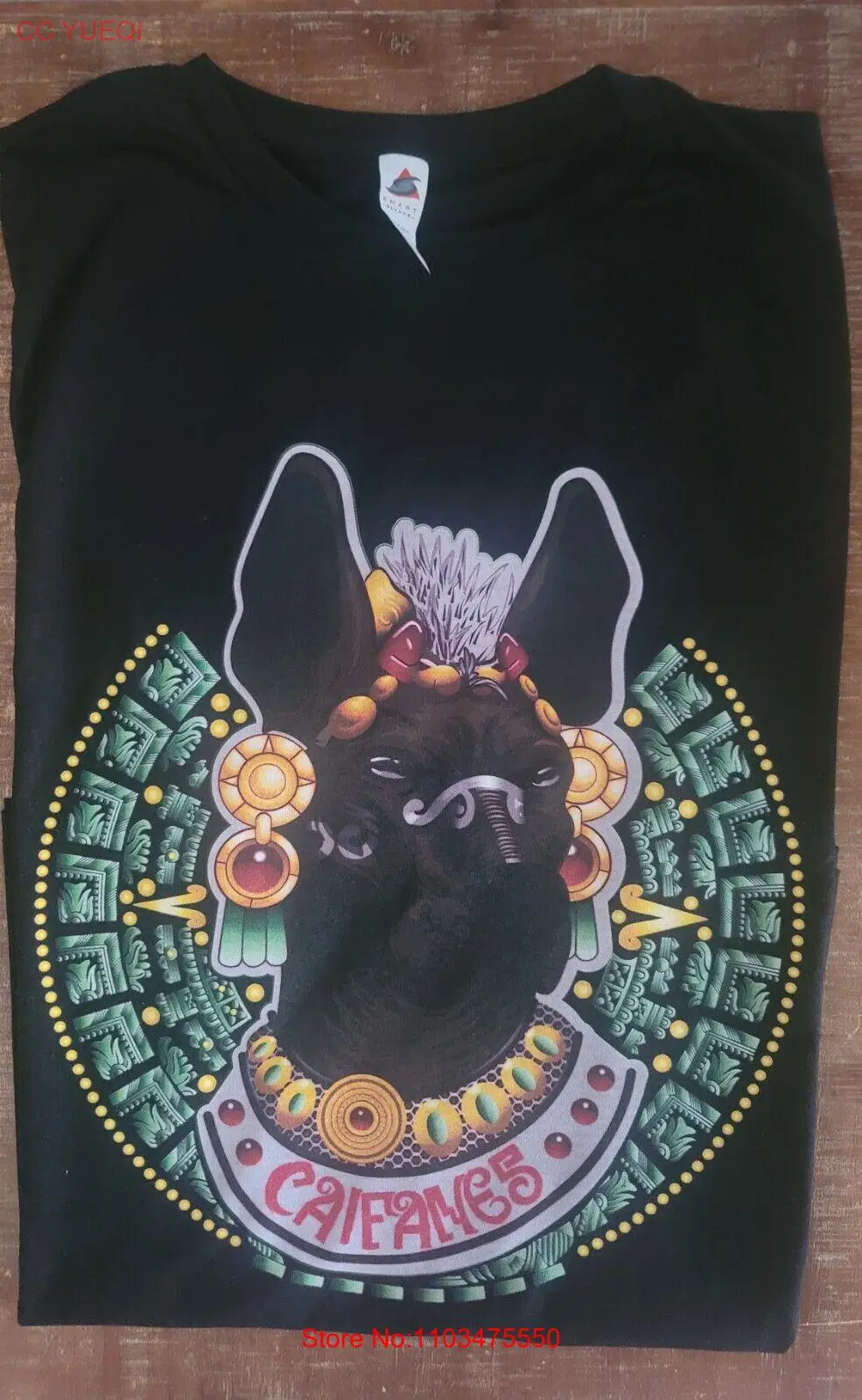 Хлопковая футболка Xolo Caifanes, черная хлопковая футболка унисекс