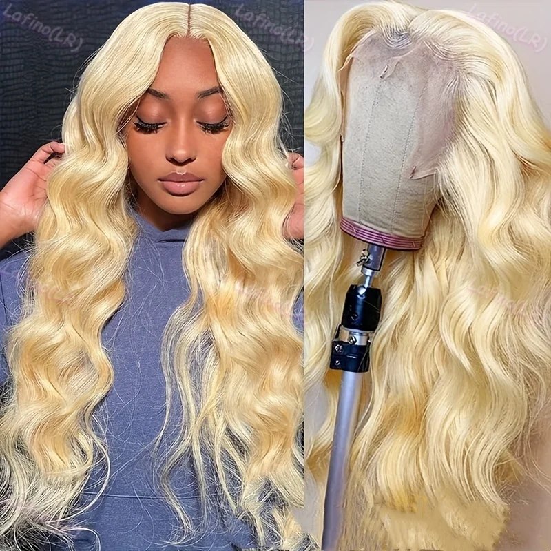 40 Inch Honey Blonde 613 HD Lace Front Wigs 100%13x6 Body Wave 200 Density Human Hair Quality Curly Frontal Wig For Women Choice