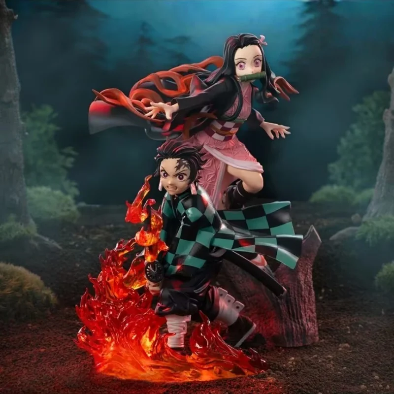 

Genuine Sega Demon Slayer Xross Link Tanjiro Kamado Nezuko Kamado Kyojuro Rengoku Anime Peripheral Gk Desktop Ornament Gift