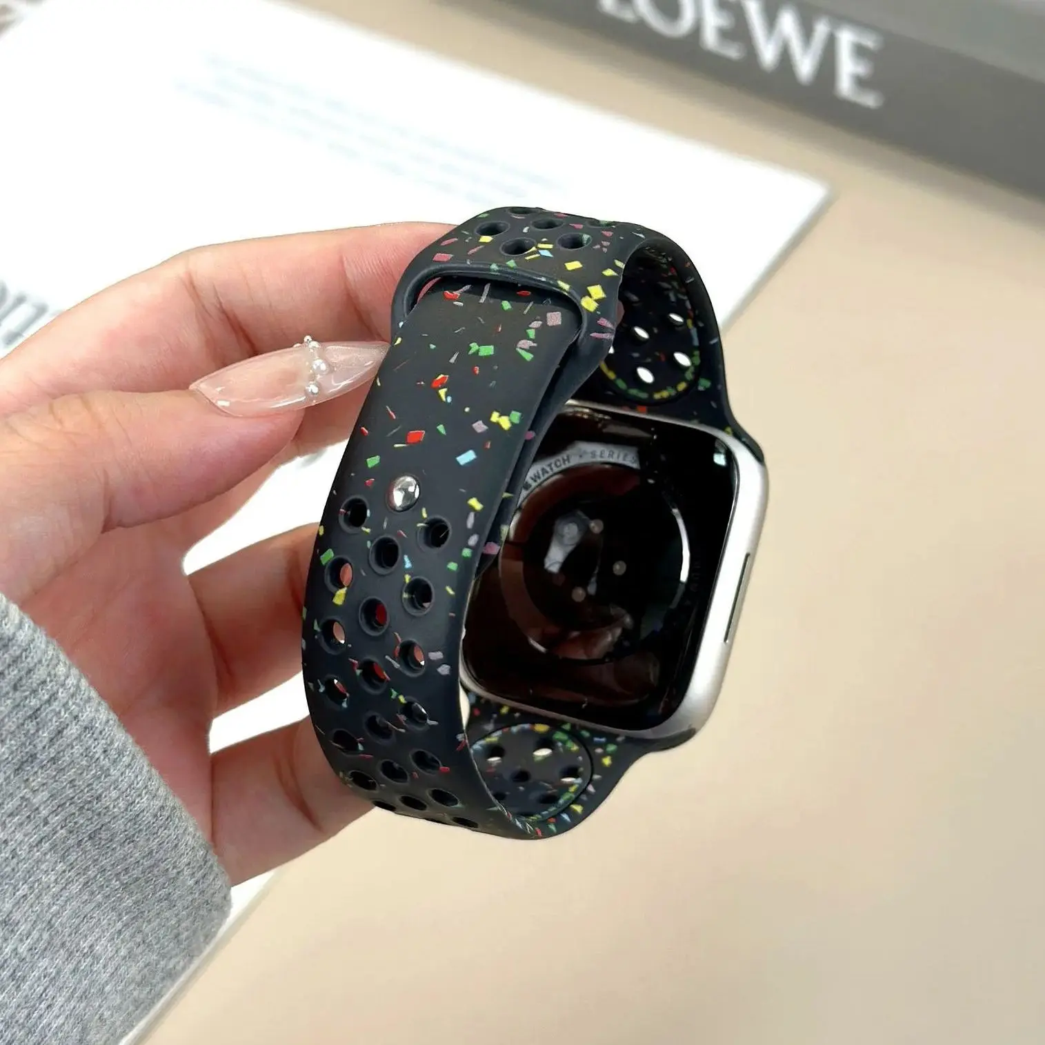 Silicone Strap for Apple Watch Ultra 3 2 band 49mm 46mm 45mm 44mm 40mm 41mm 42mm Correa Bracelet iWatch Series 11 10 SE 9 8 7 6