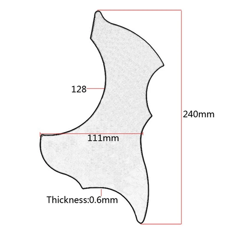 Накладки для акустической гитары, классные накладки для защиты от царапин, сменная самоклеящаяся пластина