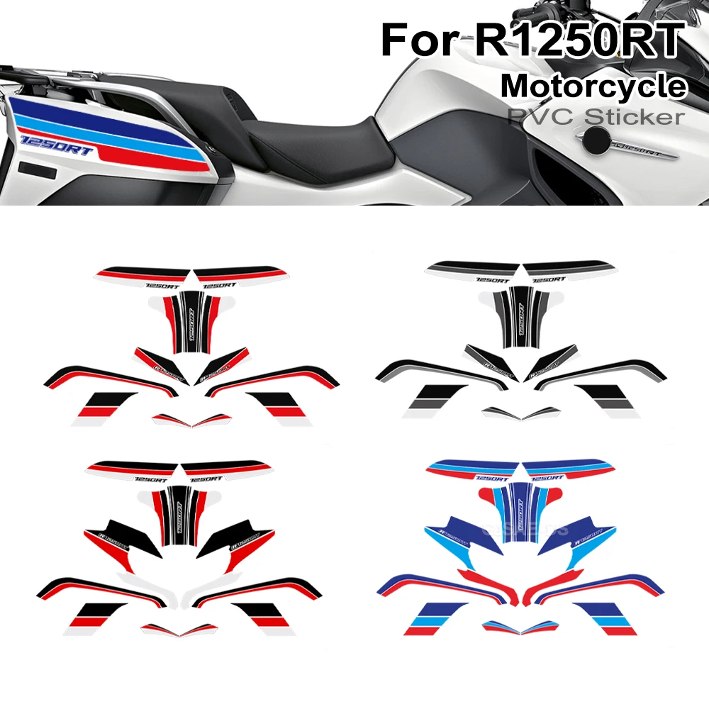 

For BMW R1250RT R 1250 RT R1250 Tail Panniers Luggage Cases Trunk Tank Pad Protector Knee Fairing Fender Stickers Decal Kit