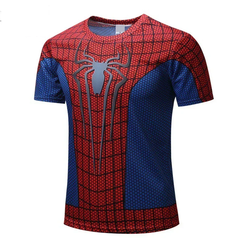 Mens T-shirts Children Superhero Spiderman T Shirt 3 4 5 6 7 8-14 Ys Kids Clothes Kid Boy Top Tees Avengers Clothes