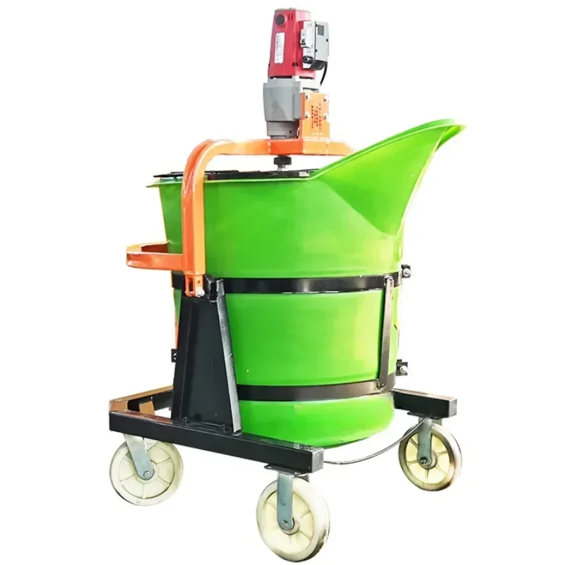 Sell like hot cakes Small household electric duckbill plastic mixer cement gypsum self leveling mixing bucket