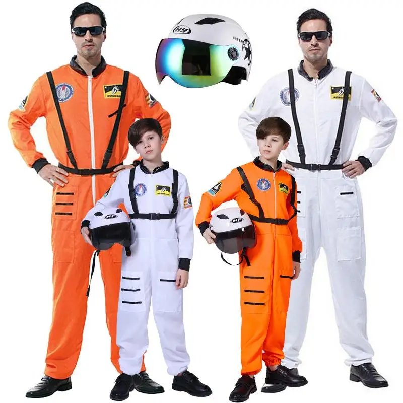 Nouveau loween Costume de spectacle pour enfants astronaute Flng Y membre vêtements de l'armée de l'air doux Spandex enfants tenues accessoires de scène