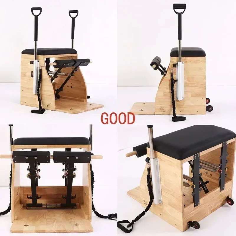 2024 Balance Body Yoga Pilates Reformer Machine Equipment Fitness Combo Chair Wood Pilates Chair Wunda Chair
