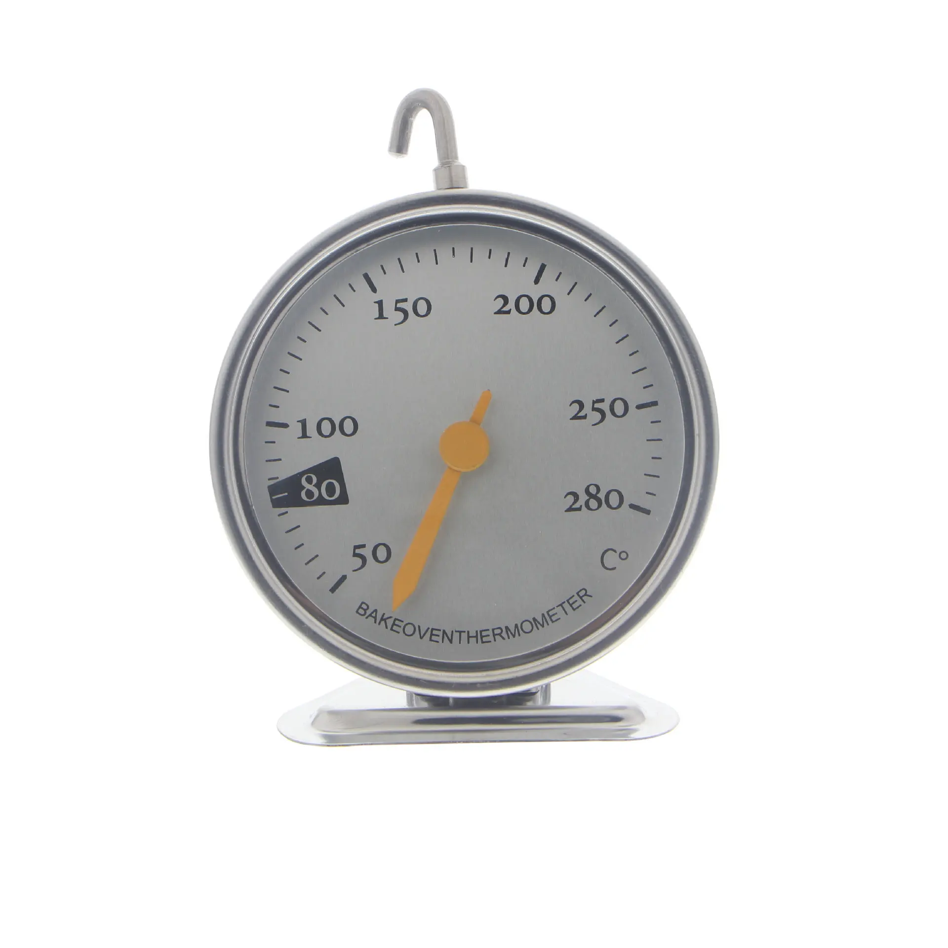 

Kitchen Thermometer Stainless Steel Oven Thermometer Stand BBQ Cooking Meat Food Temperature Measurement Tools Stand Large Dial