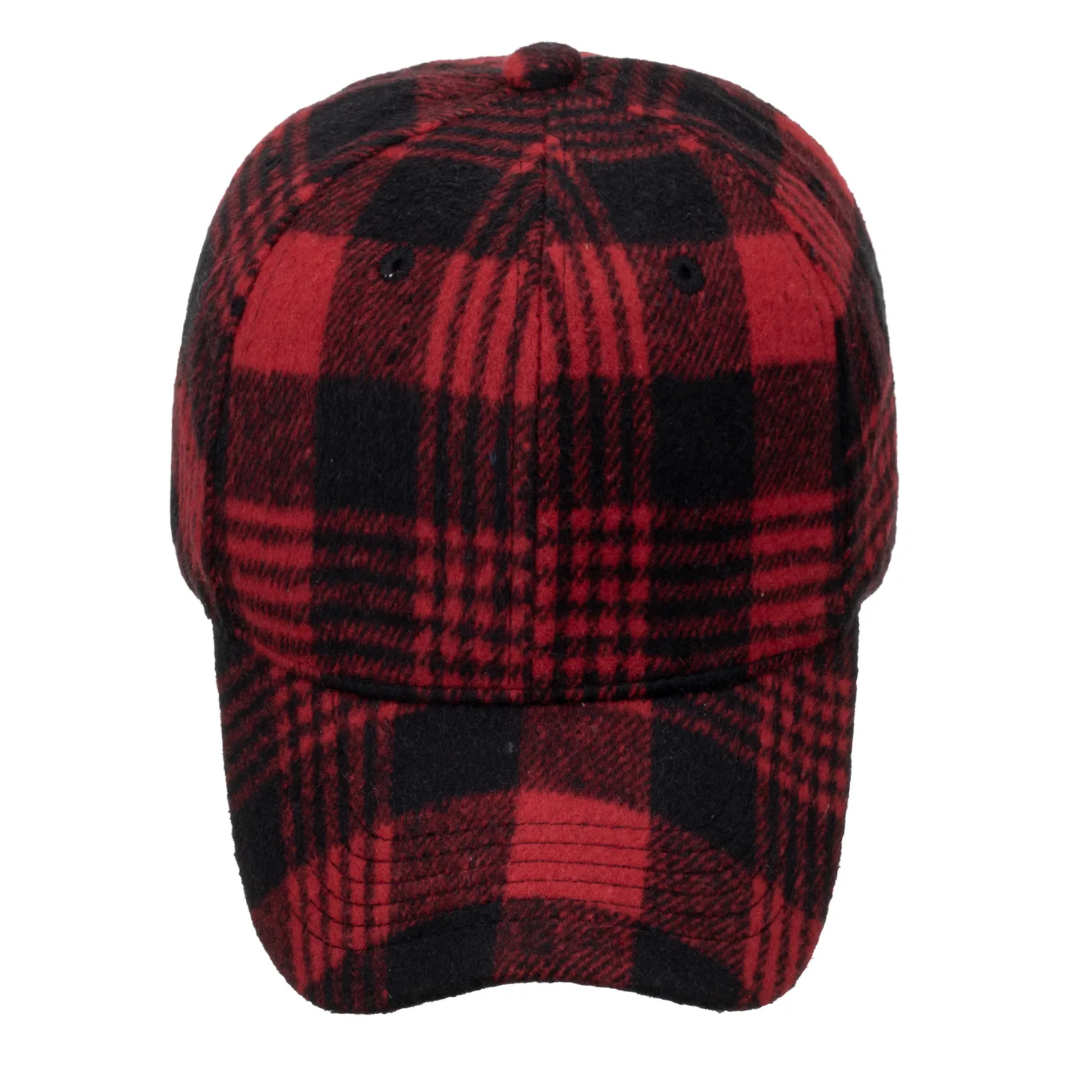 Adults Retro Tweed Dad Hat Plaid Baseball Cap Men Women Polyester Checked Hat Adjustable