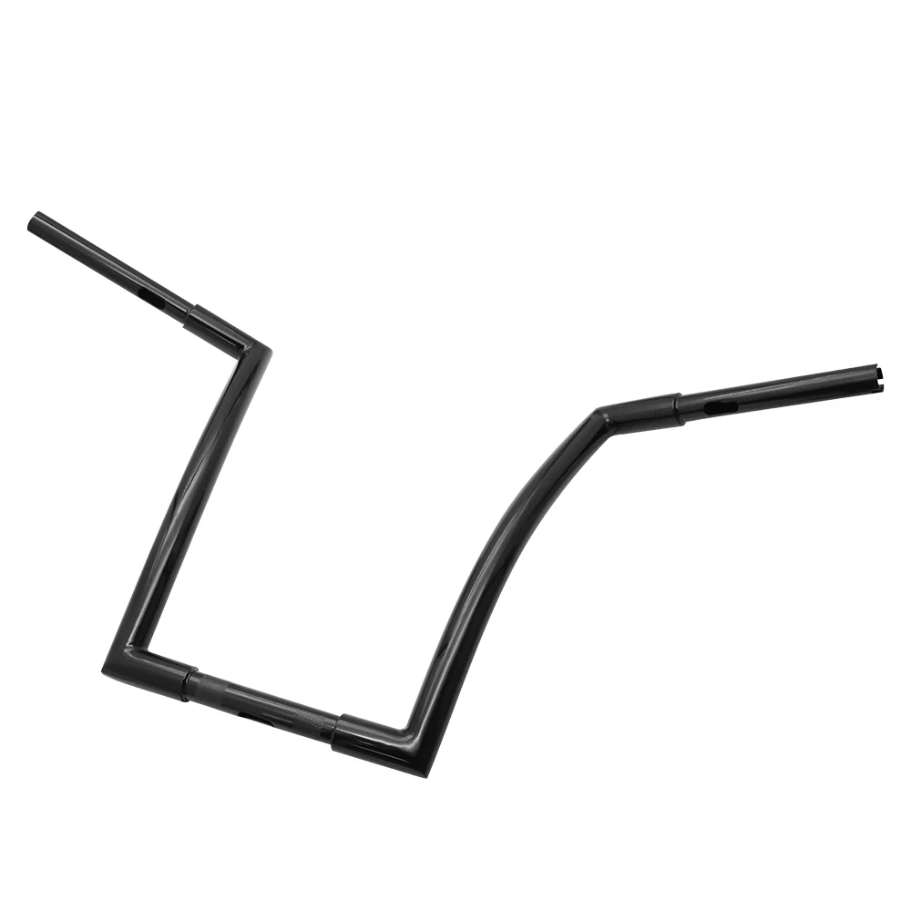 

Motorcbike 25mm Handlebar 1'' Clamping Ape Hanger Bar Gloss Black Custom for Harley Kawasaki Honda Yamaha Suzuki Triumph Indian