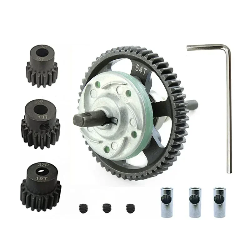 Metal 6878 Differential Gear Complete Slipper Clutch 50T 52T 53T 54T For TRX Slash 4X4 / Stampede Rustle 4X4 1:10 RC Car