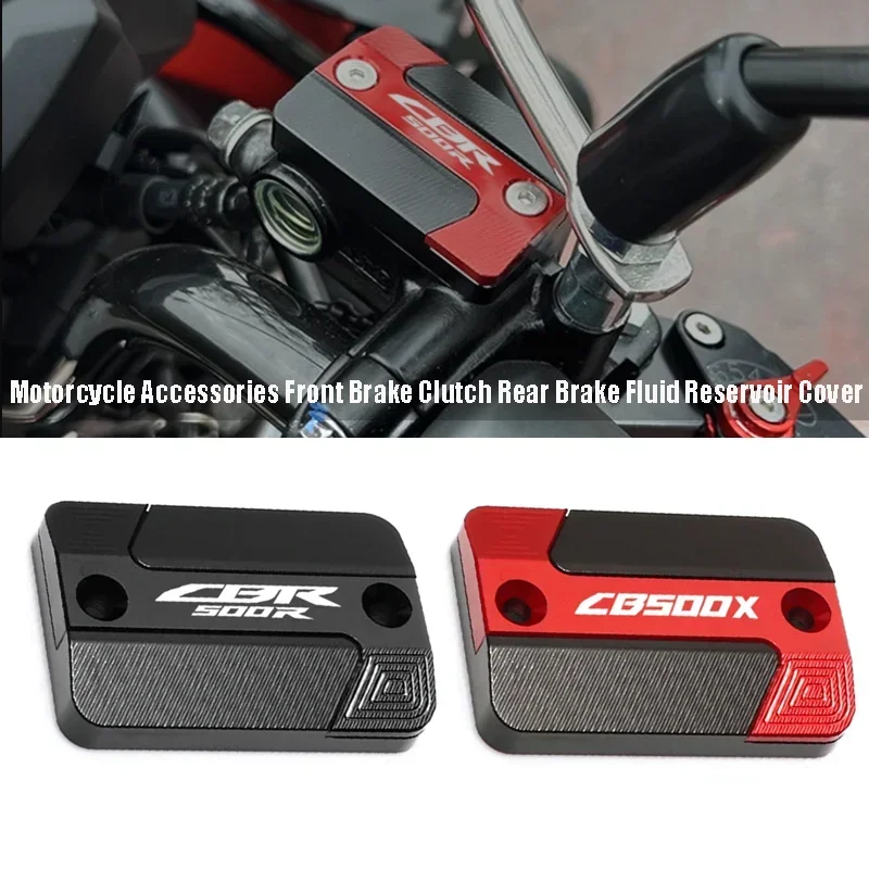 CNC Front Brake Master Cylinder Fluid Reservoir Cover Cap Motorcycle Accessories Fit For HONDA CB500F CB500X CBR500R CB 500