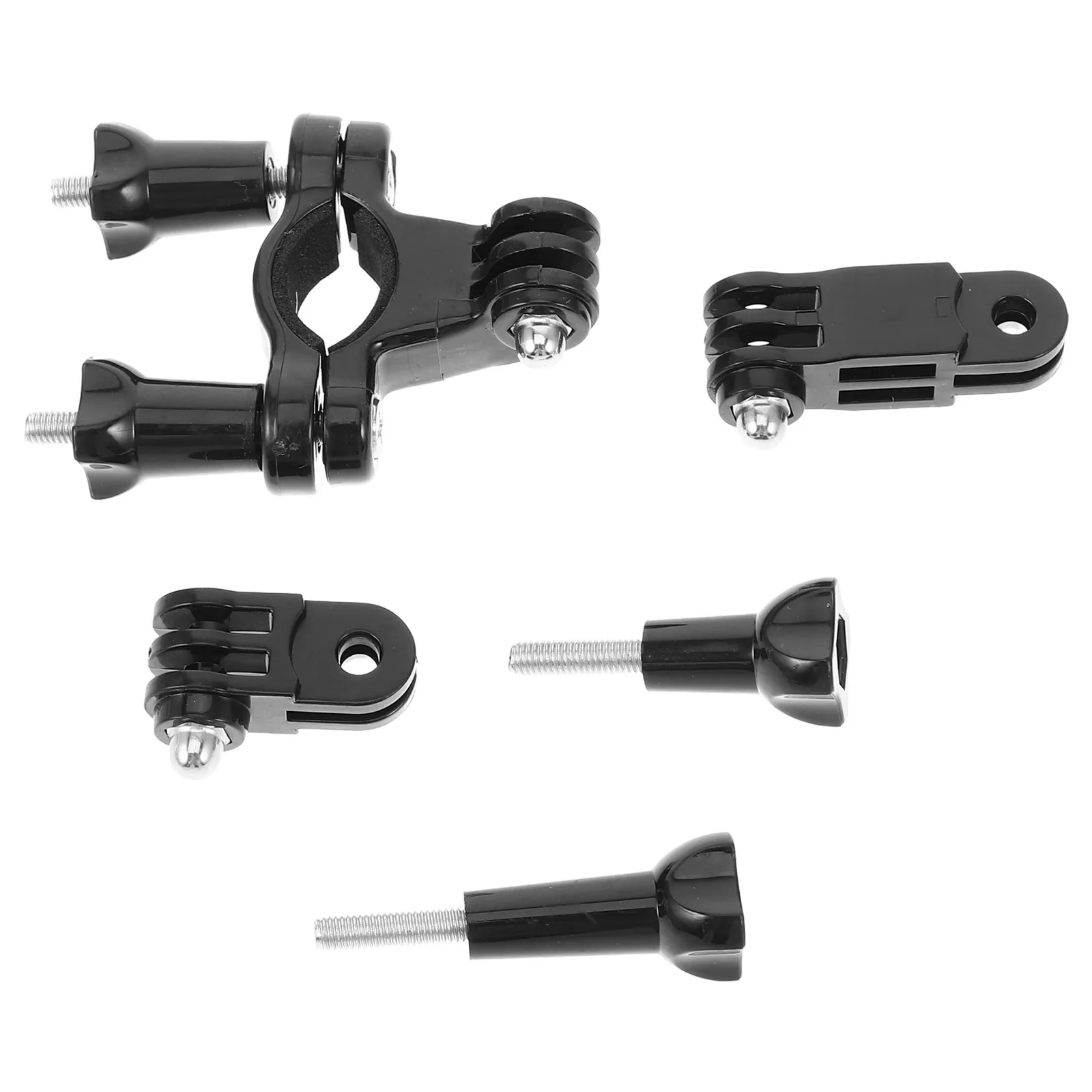 

1 Set Versatile Camera Mount For Motorcycle Bicycle Handlebar High Quality ABS Design Compatible With GoPro Easy Installation