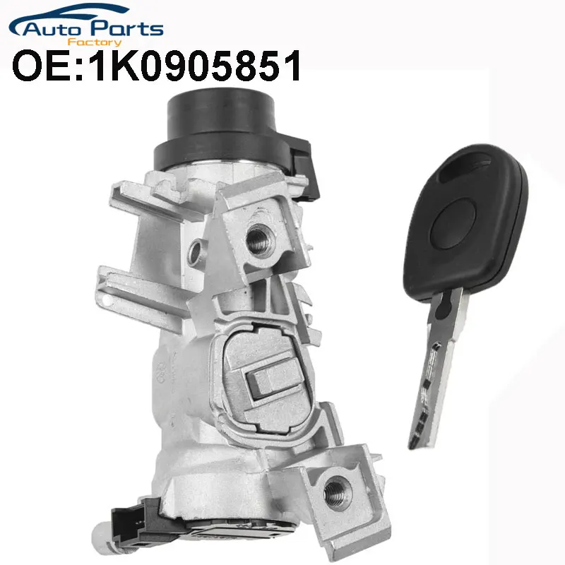 New Ignition Starter Switch & Steering Lock For VW Golf Tiguan For AUDI TT A3 Altea 1K0905851B 1K0905851 1K0905865