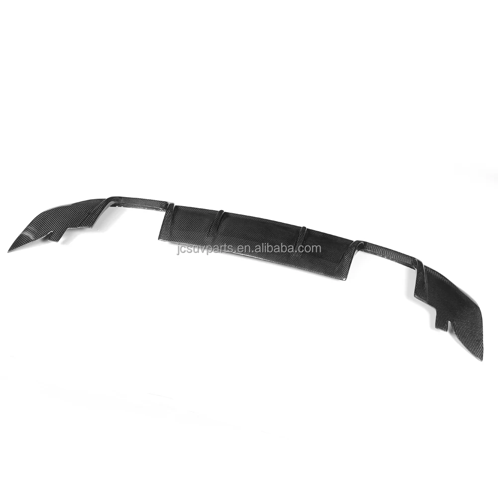 

08-12 A3 Автомобильный задний диффузор из углеродного волокна для Audi Quad, двойной выход, подходит только стандарт A3