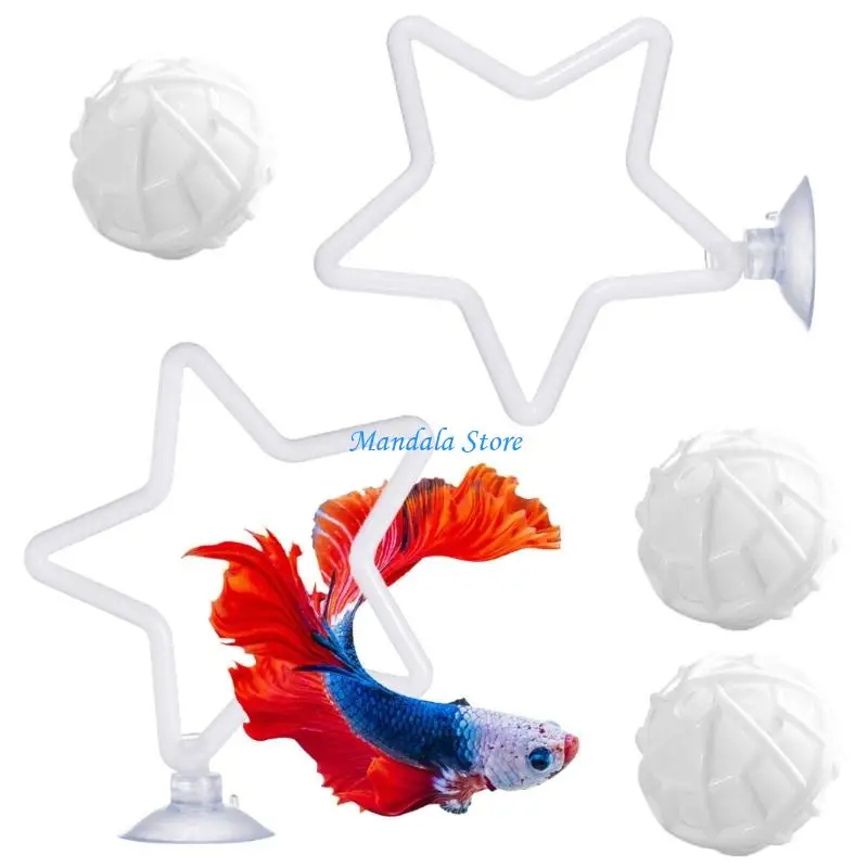 U2JC Durability Aquariums Accessory For Bettas Fish Exercise And Mental Stimulation