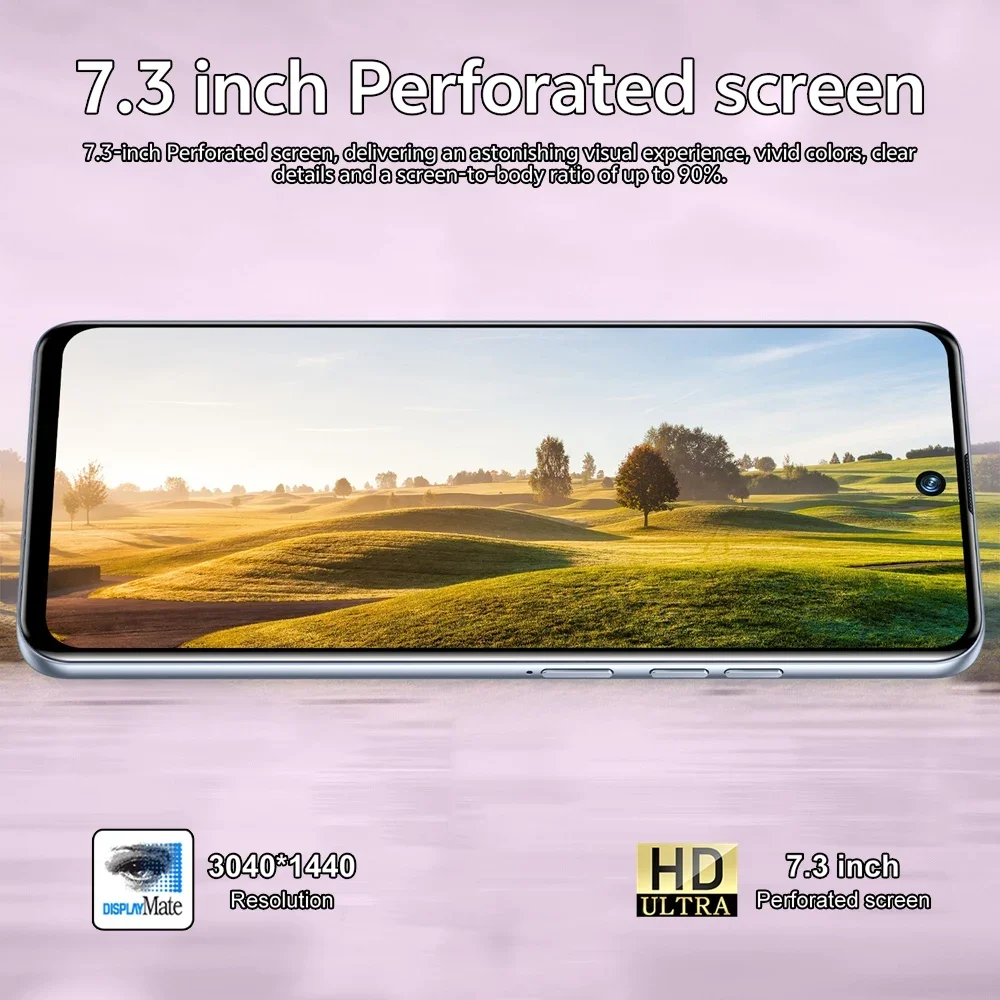 K-Touch 26 Ultra Android 15 Cell Phone 22GB+2TB Smartphone 7.3inch Mobile Phones 5G Dual SIM Card 8000mAh 16MP+48MP Camera Cellphones