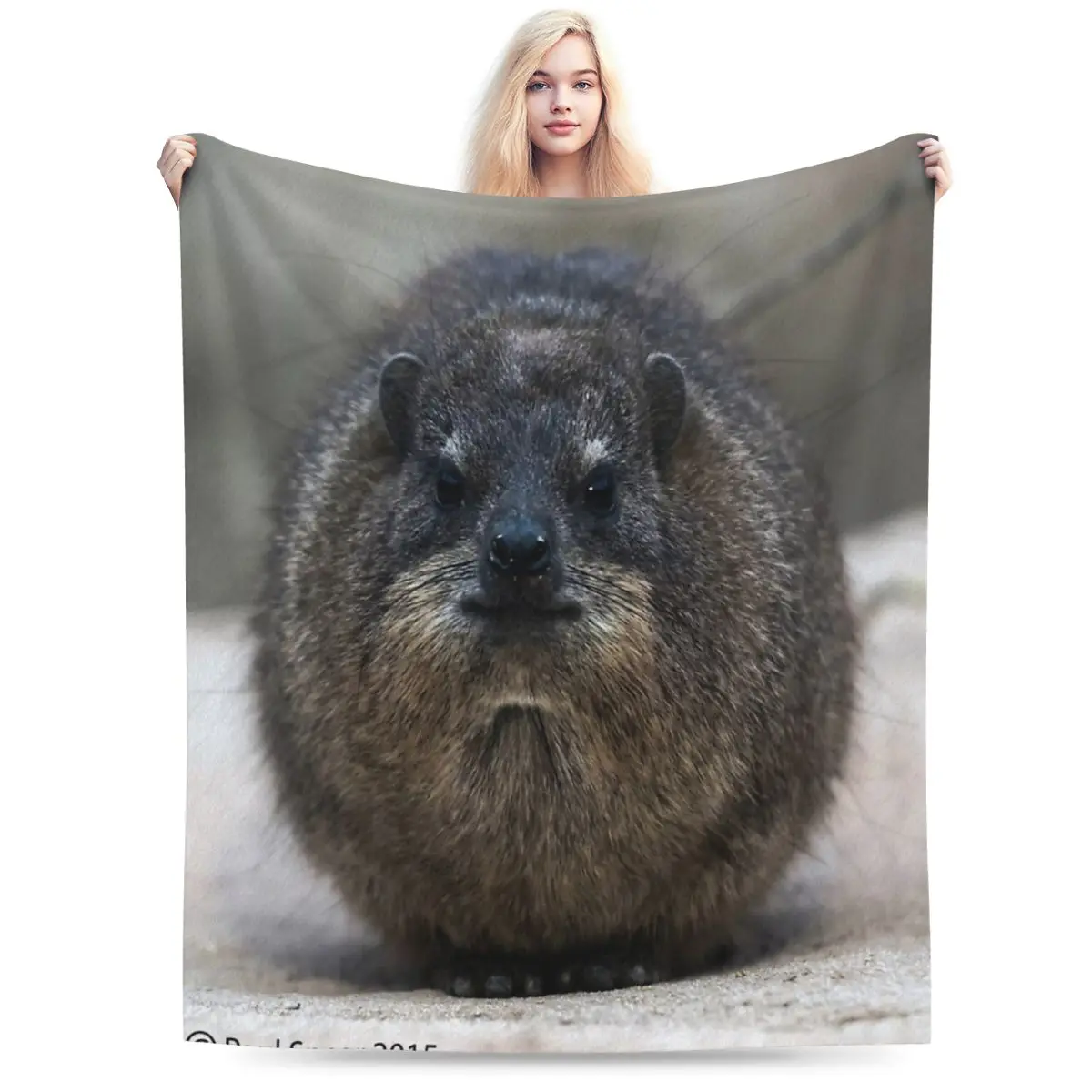 Rock Hyrax An Ultra-Soft Micro Fleece Blanket