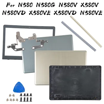 ASUS N580 N580G N580V X580V N580VD X580VE X580VD N580VE 플라스틱 LCD 뒷면 커버/베젤/경첩 교체용 새 하우징 케이스