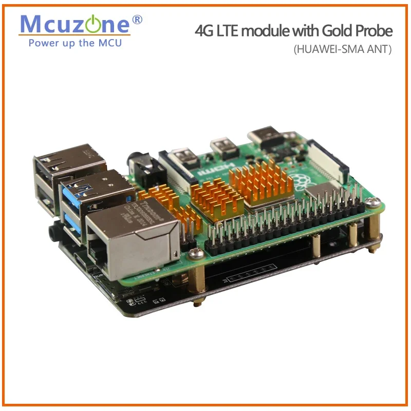 Módulo 4G LTE com USB e sonda de alimentação, sem cabo, HUAWEI ME909-821AP V2 Quectel EG25 MQTT Frp openwrt Raspberry Pi 4B SSH