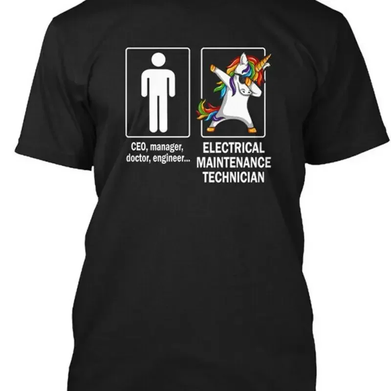 One of a kind Electrical Maintenance Technician T Shirt Made in USA S 5XL