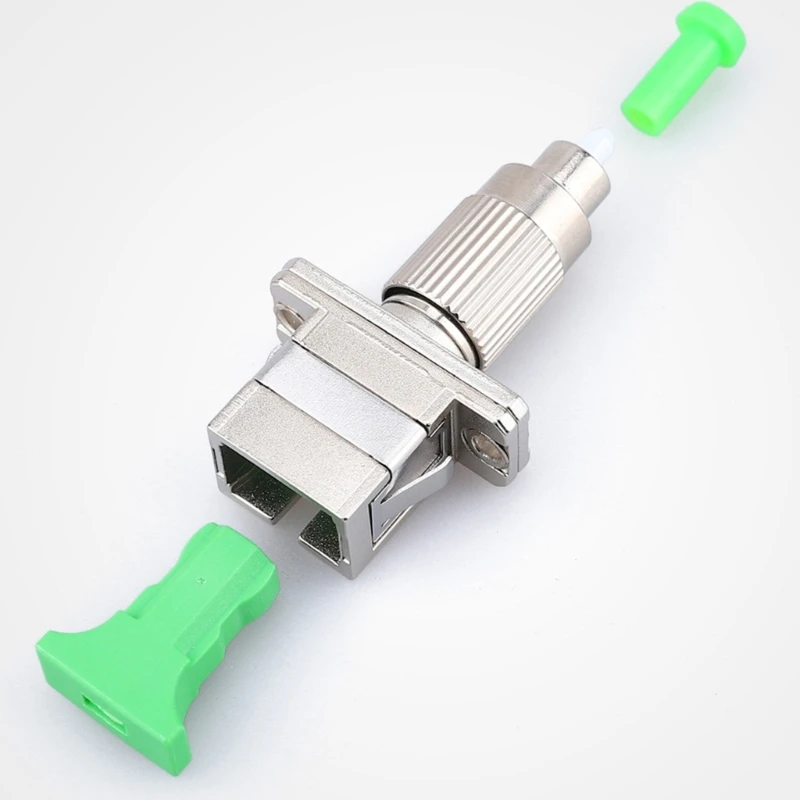 Reusable FC Male to SC Female Optical Fiber Cable Adapter Singlemode /Multimode Adapter Coupler High Reliability
