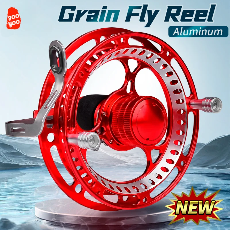 1PC 釣りリールフルメタルグレインホイールホットポータブル - Fishing Boat Aluminum のレビューと価格