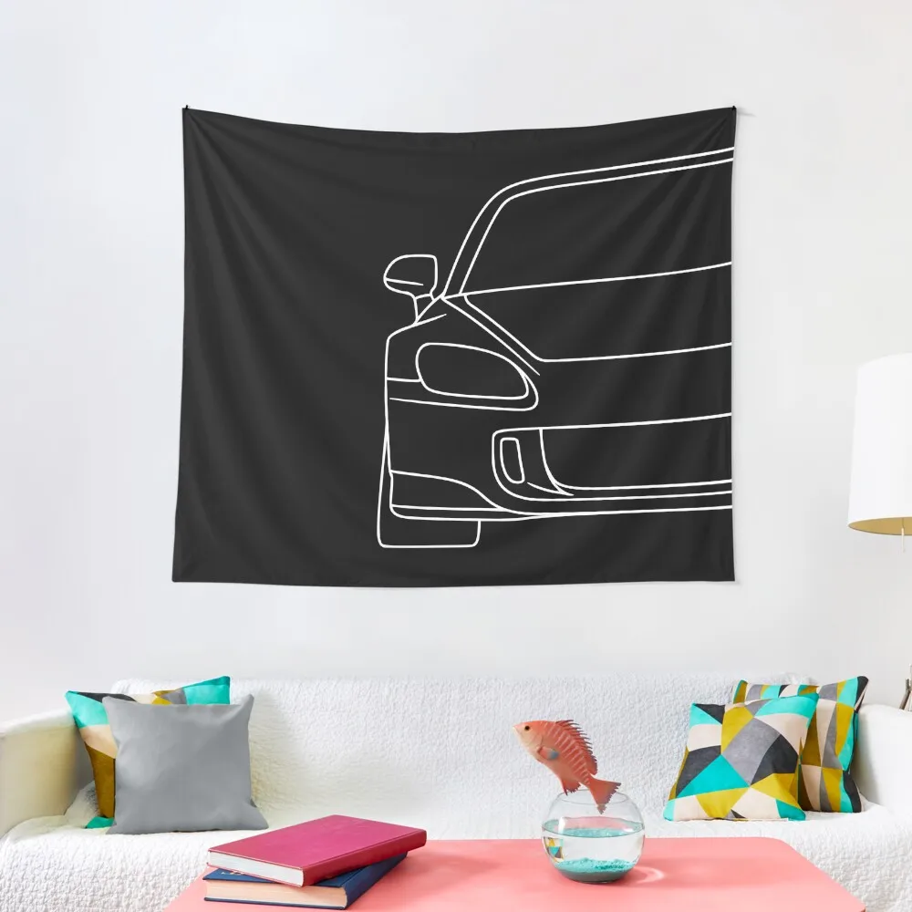 Honda S2000 AP1 white lines Tapestry Home Decoration Accessories Carpet On The Wall Home Decoration Hanging Wall Tapestry