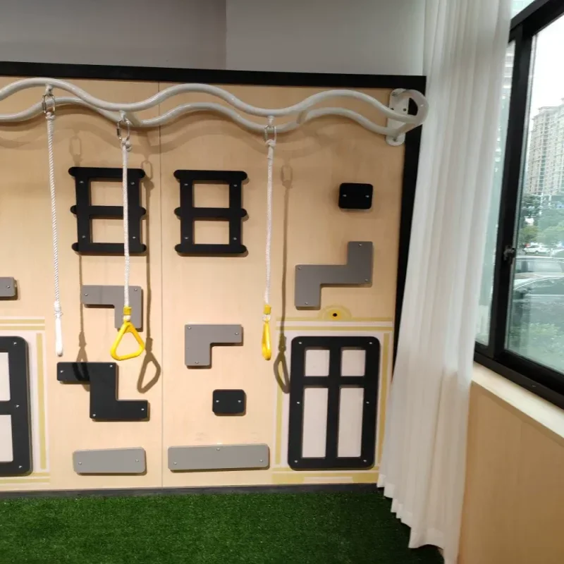 2026 Children's indoor climbing frame family children's customized physical training sports home climbing wall climbing frame