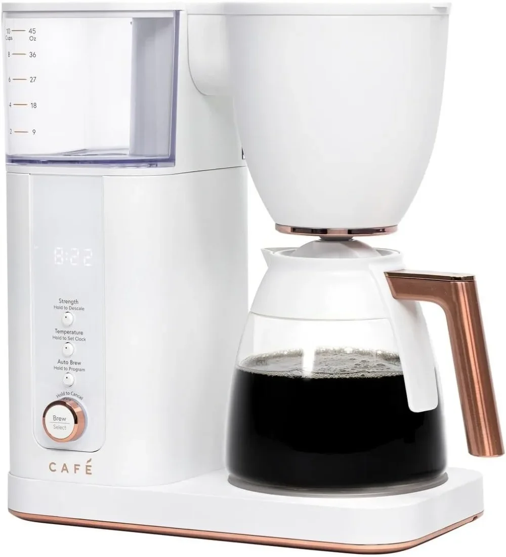 Café Specialty Drip Coffee Maker  10-Cup Glass Carafe  WiFi Enabled Voice-to-Brew Technology  Smart Home Kitchen Essentials