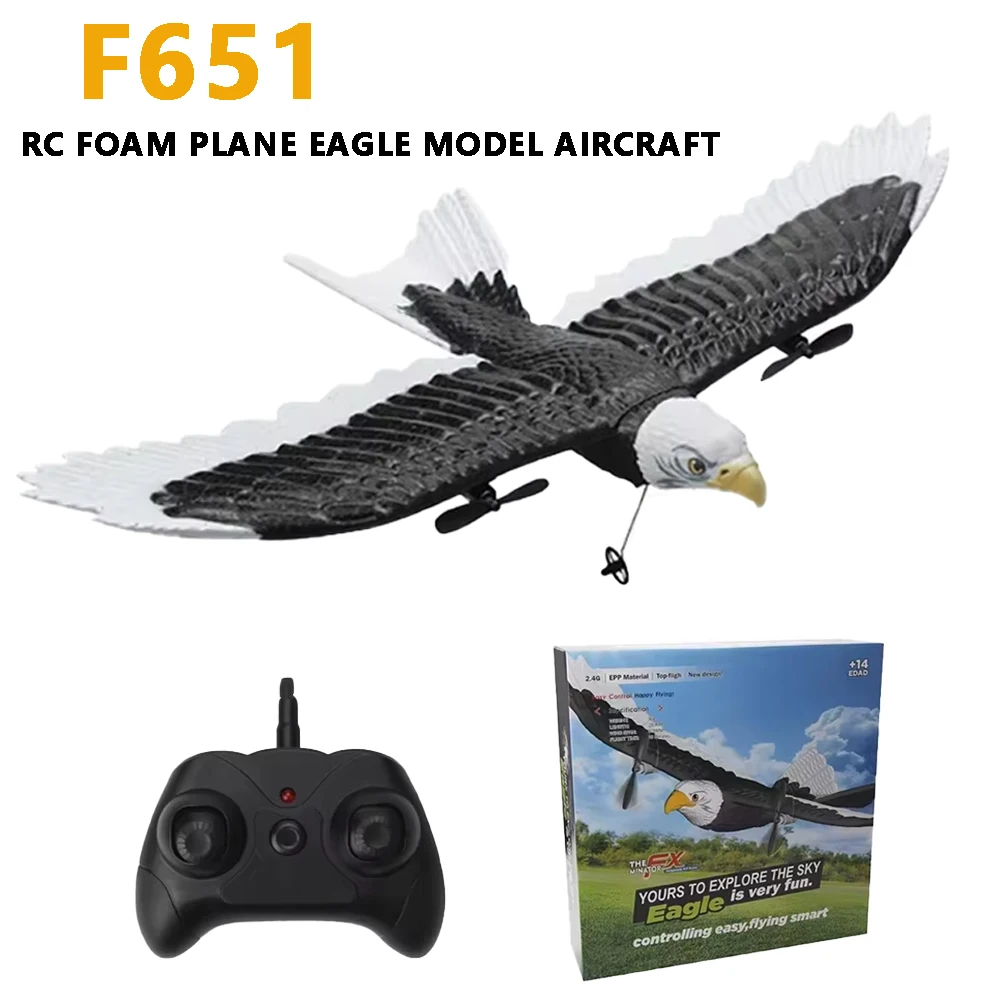 

JIKEFUN FX-651 RC Glider 2.4G Wireless Electric EPP Foam Remote Control Fixed Wing Aircraft Waterproof Boy Toy Gift