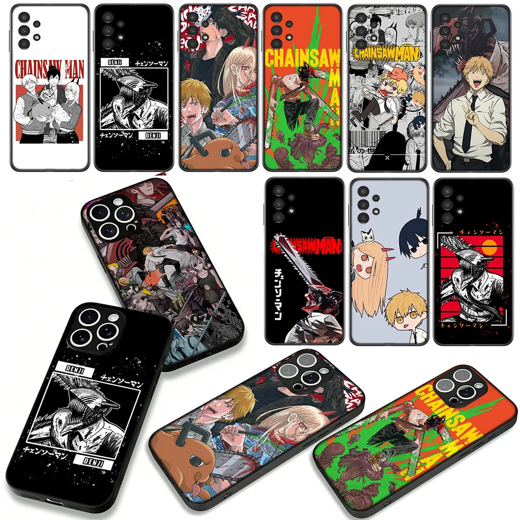 Denji Makima Tatsuki Fujimoto Chainsaw Man for Apple iPhone 15 16 14 Plus 13 12 Mini 17 Pro Max + Pro Max 16E Air Phone Case #2