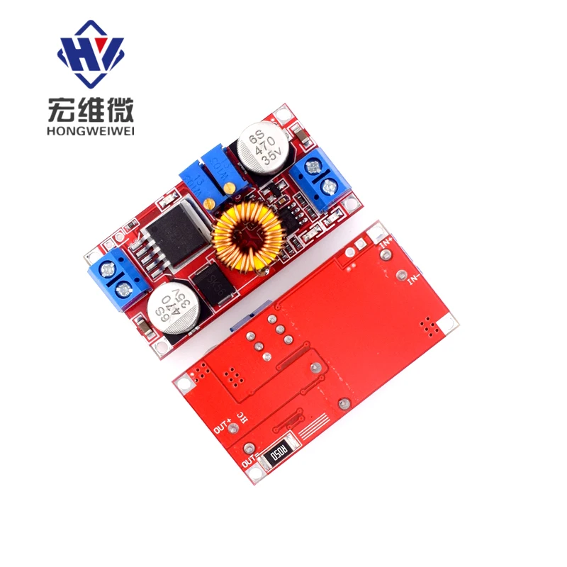 4 PCS 5A DC-DC Adjustable Buck Converter XL4015 4 - 38V to 1.25 - 36V Step Down Power Supply Voltage Regulator Power Module