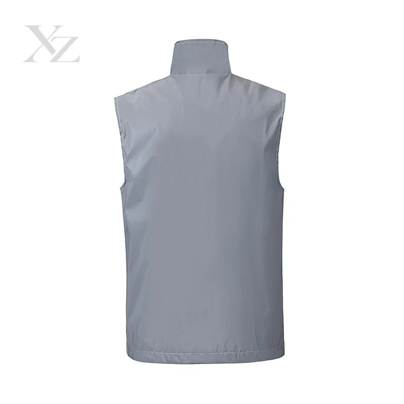 Opening Sale |Men's Reflective High Visibility Vest Sleeveless Windproof Zipper Jacket for Hip-hop Streetwear Dancing Glowing Cl
