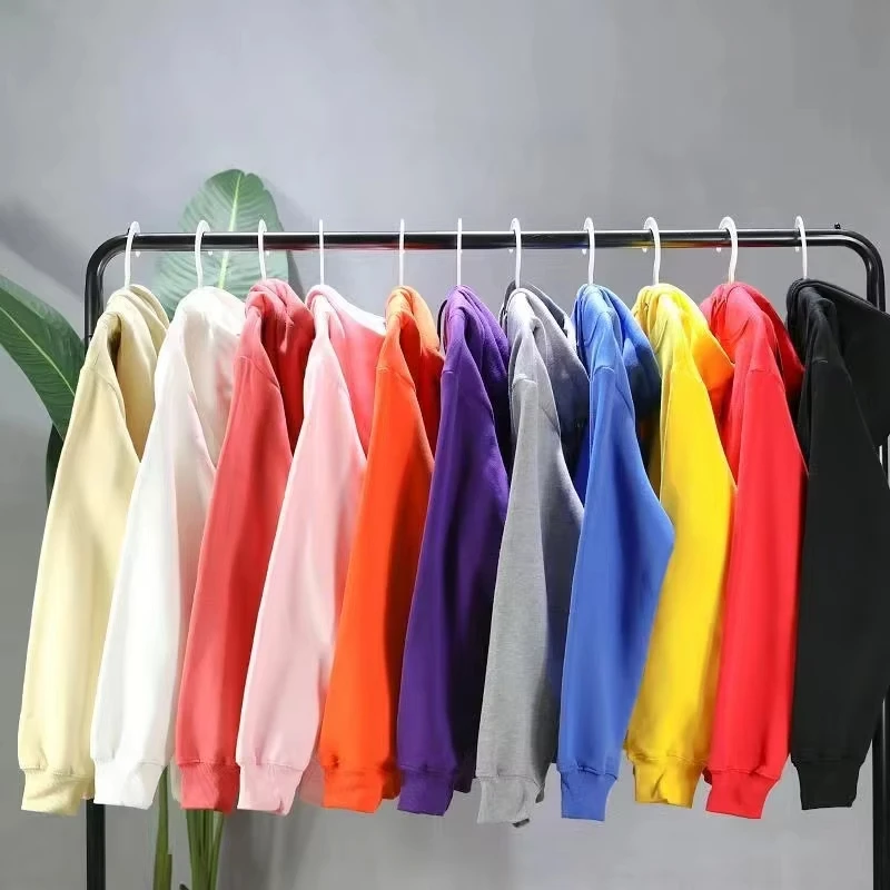 Herren-Hoodies, Damen-Pullover, Frühling/Herbst, lässige Hoodies, Sweatshirts, einfarbige Hoodies, Oversize-Sweatshirt in Schwarz für Herren – Detail 19