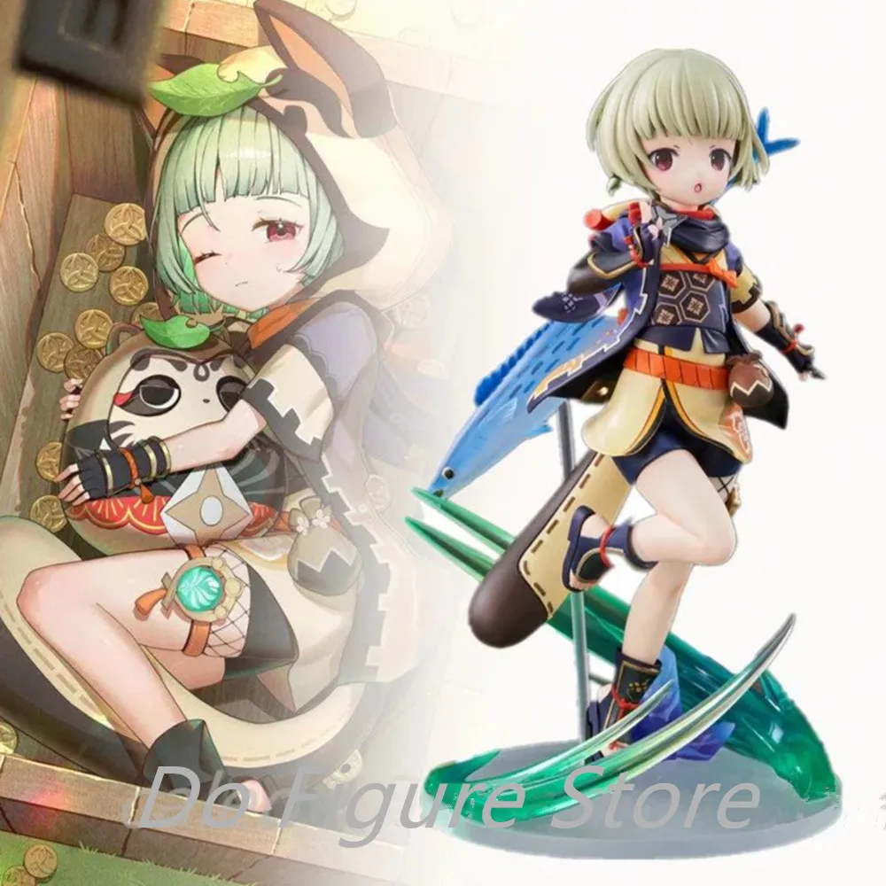 Anime Genshin Impact Figure Sayu Anime Figure 19cm PVC Figures Klee Sword Art Online Figure Desk Decoration Kid Birthday Gift