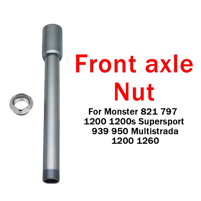 

For Ducati PANIGALE 899 1199 1299 959 DIAVEL CARBON ROAD AMG CROMO 27CM Front Wheel Axle Pivot Bolt Holder