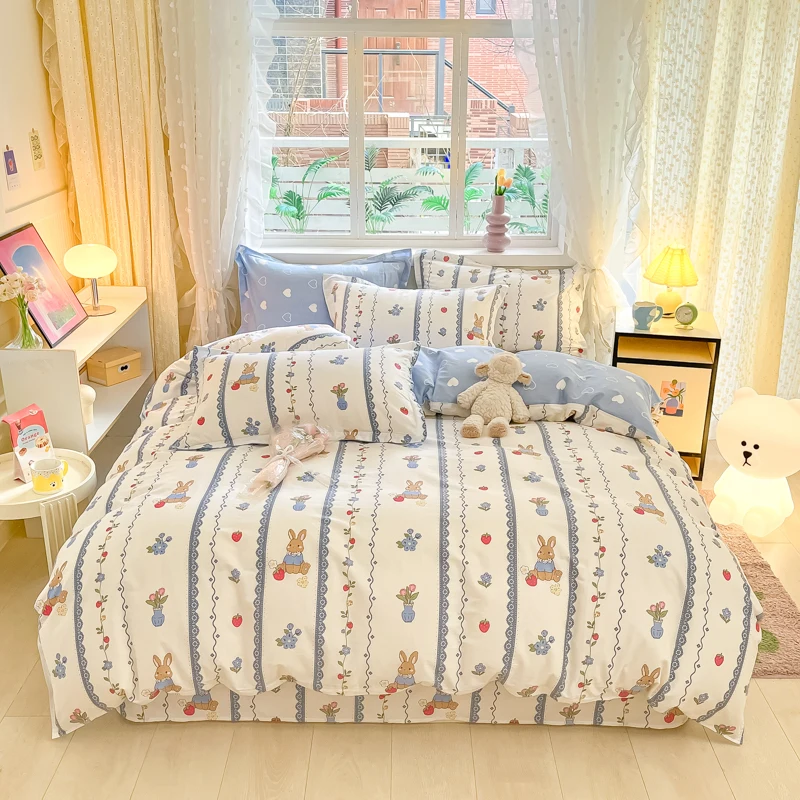 

100% Cotton Duvet cover, Bedding cover, Queen Size Duvet cover, Double Duvet cover, Single Duvet cover Without Pillowcase