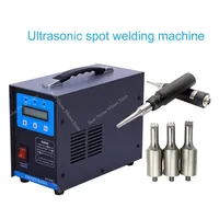 Handheld Ultrasonic Spot Welding Machine Portable Plastic Spot Welder Fabric Plastic Welding Machine 220V 1000W 28KHz 0-15mm