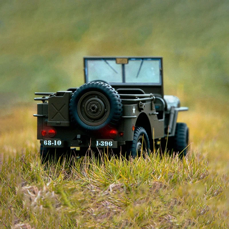 JJRC C8815 Willys Jeep symulacja zdalnie sterowany model elektryczny wspinaczka Off Road szybki samochód zdalnie sterowany samochód zabawkowy