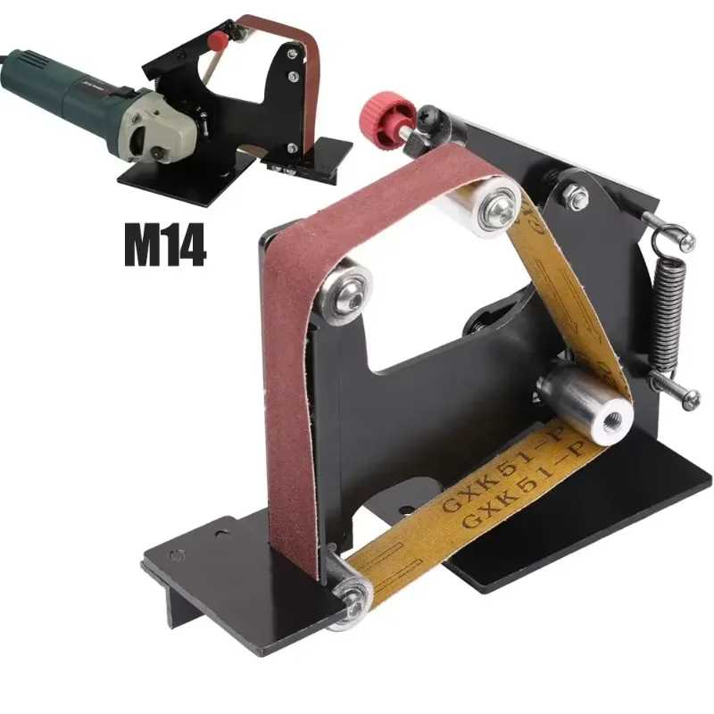for 155/125 Type Angle Grinder to Belt Sander Refitting Tool M14 Connector Multifunctional DIY Sanding Grinding Polishing