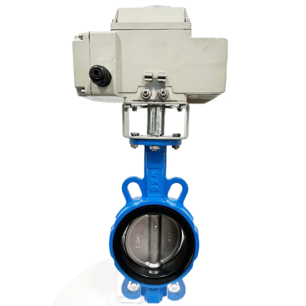 

PTFE Proportional Motorised Electric Valve Actuator 8'' 110v 3inch Electric ss Motorized Butterfly Valve