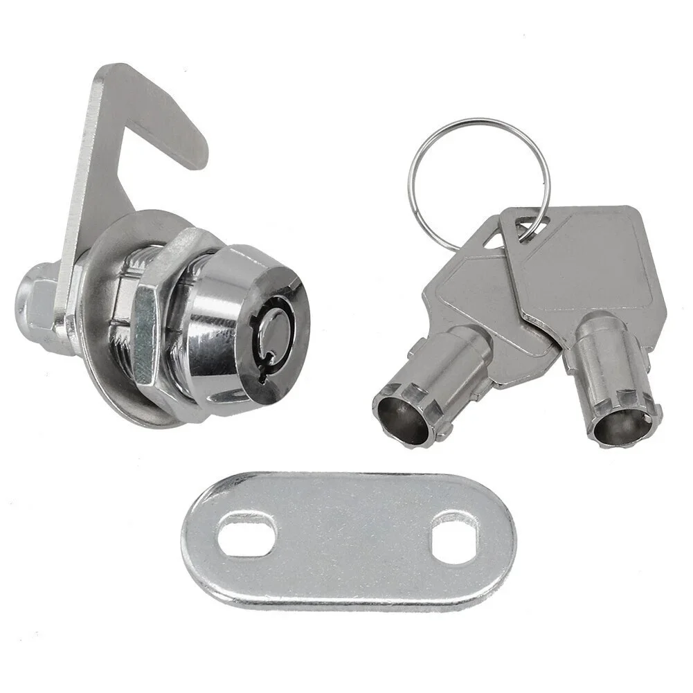 Closing Lever Mailbox Lock Box Locker Cabinet Mail Cam Lock Cylinder Cabinet Locker Door Cupboard Bright Chrome