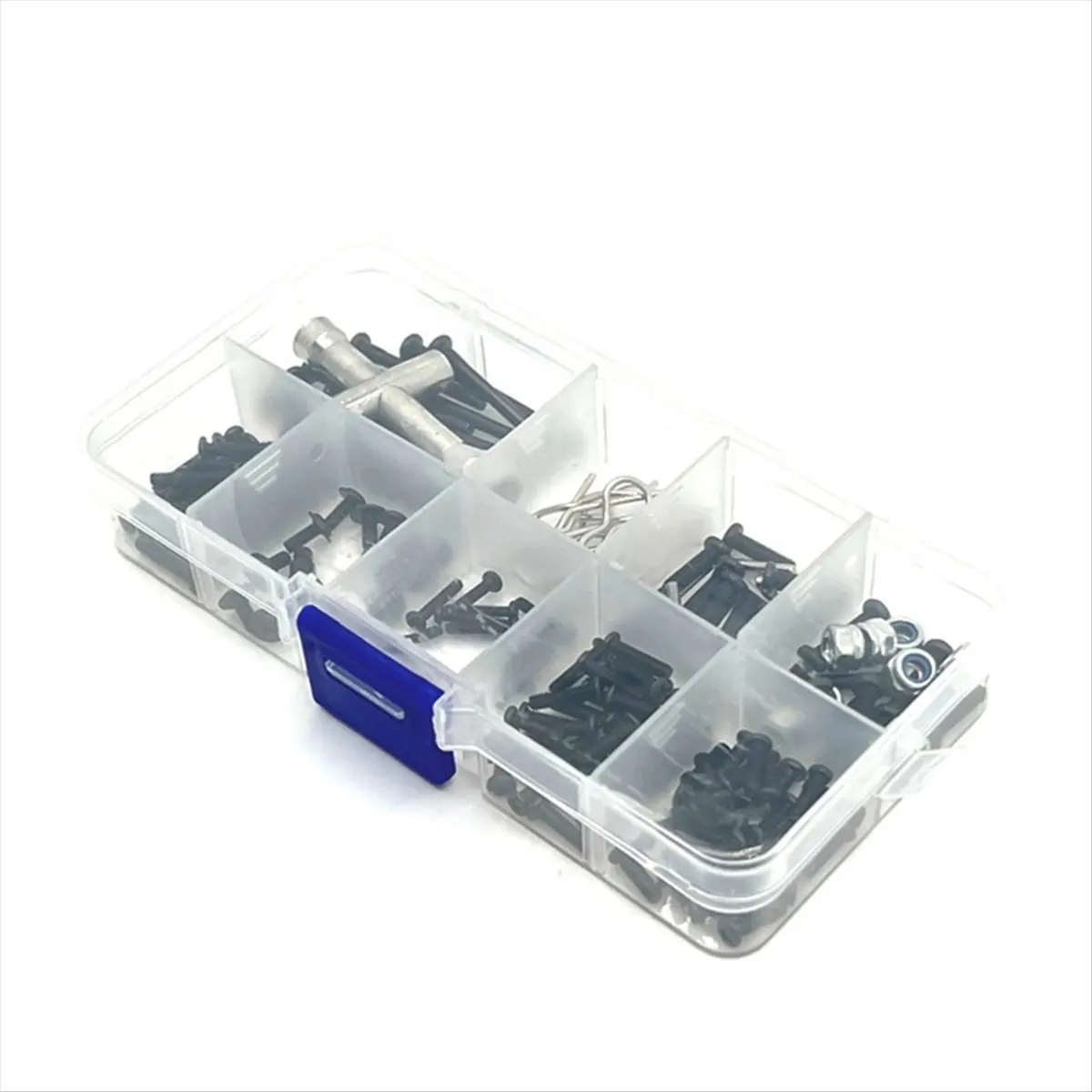 L79A 159PCS Metal Upgrade Retrofit Tool Box for SCY 1/16 16101 16201 Q130A Q130B RC Car Parts