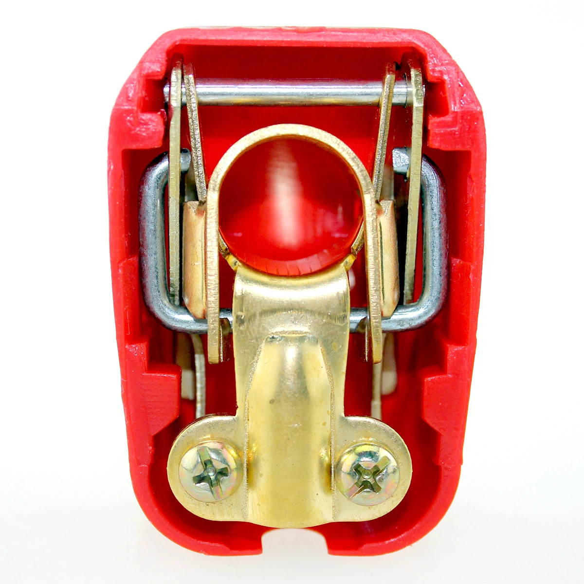 

2PCS Clamp Terminals 19mmPos 17mmNeg HeavyDuty Connector Cable 60mmMax PlasticCover TruckBattery